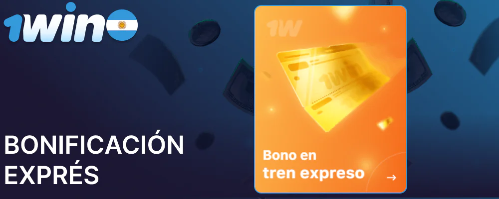 1win bonificación exprés para jugadores de Argentina