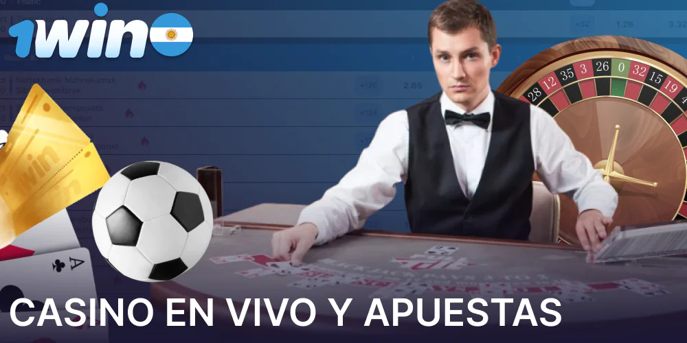 1win casino en vivo y opciones de apuestas deportivas en Argentina