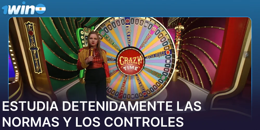 Estudia detenidamente las normas y los controles del juego en 1win