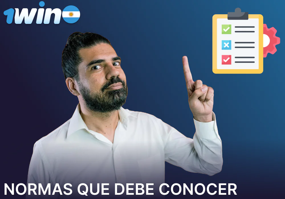 Reglas y normas de 1win que los jugadores de Argentina deben recordar