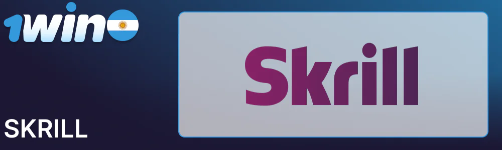 Método de pago Skrill disponible en 1win